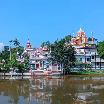 The largest temple in Sylhet Division