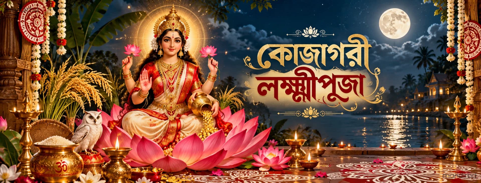 Kojagari Lakshmi Puja 2026: date, Purnima and puja time in Bangladesh