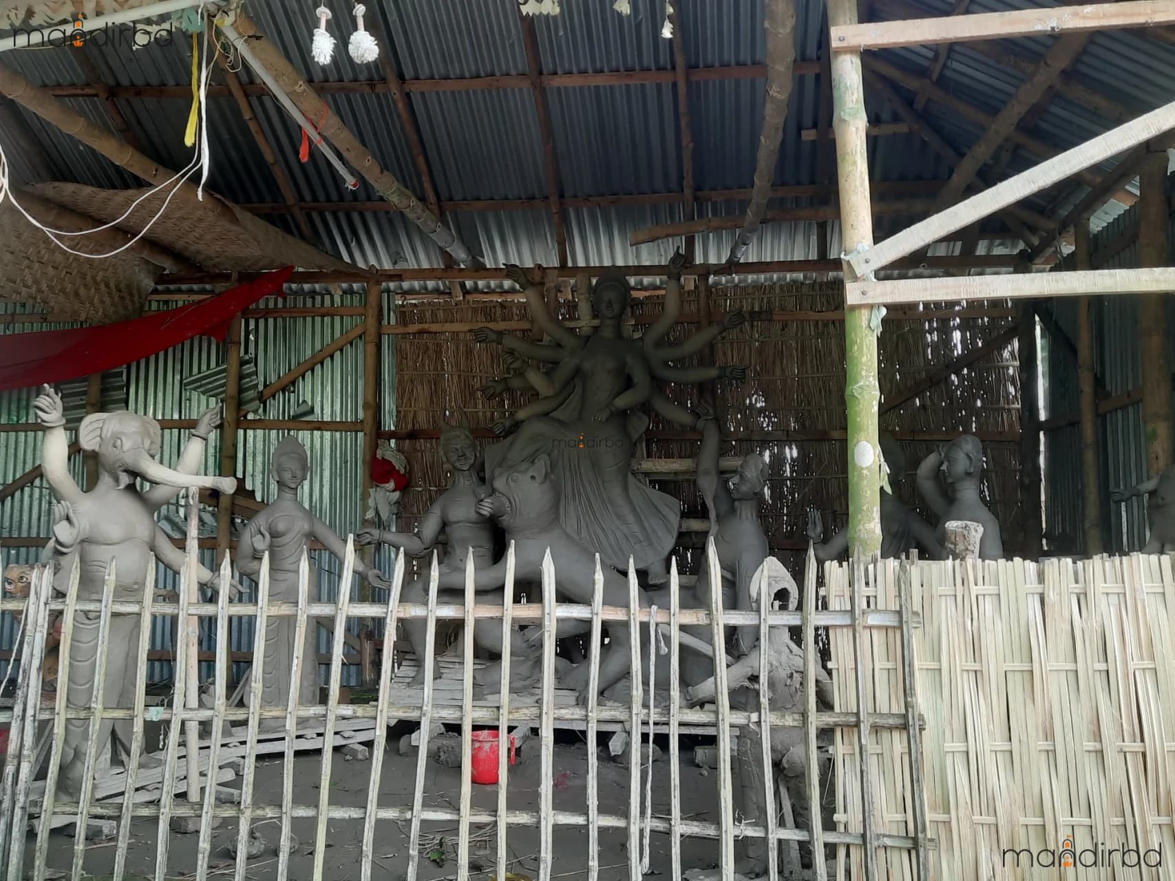 ঘোড়াবান্ধা ক্ষত্রিপাড়া কালী ও দূর্গা মন্দির, মনোহরপুর ইউনিয়ন, পলাশবাড়ী, গাইবান্ধা